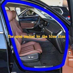 BMW 7 시리즈 F02 F01 F04 740Li 앞뒤 도어 프레임 씰링 엣지 보호 스트립 2009-2015년식에 적합