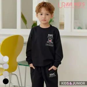 [보리보리/유라비]유라비 유아동 주니어 남아 여아 초등 봄 가을 축구클럽 면 맨투맨 티셔츠_AT549