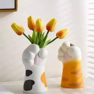 고양이발 미니화병 오브제 꽃꽂이 꽃병 인테리어 소품 집뜰이선물