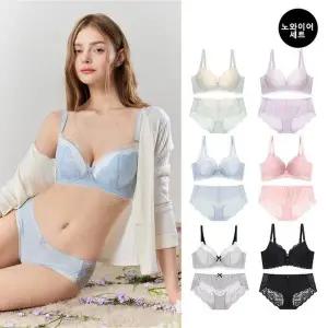 EBLIN 에블린 노와이어세트 블린 브라1+팬티1 EBBRG2225M