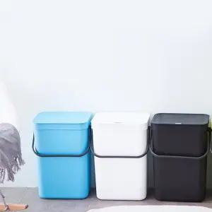 라이프토템 핸들 벽걸이 휴지통 12L 탈부착 블랙/휴지통20L/걸이형/쓰레기통/공중부양/공간활용/다용도