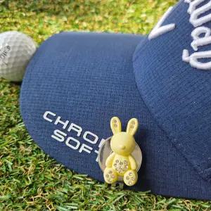 파스텔토끼 볼마커 + 자석클립 라운딩 필드용품 골프 악세사리