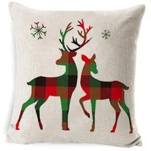 쿠션커버 메리 크리스마스 쇼파 쿠션 커버 방석 등쿠션