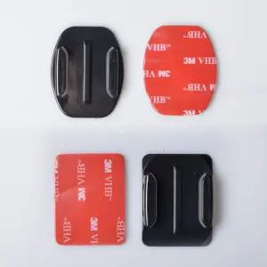 고프로 평면 곡면 플랫마운트 액션캠 브라켓