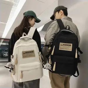 남성백팩 학생가방 캐주얼백팩 신학기가방 클래식 패치 백팩