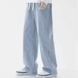 남성 허리밴딩 허리끈 청바지 청데님 와이드핏 데일리