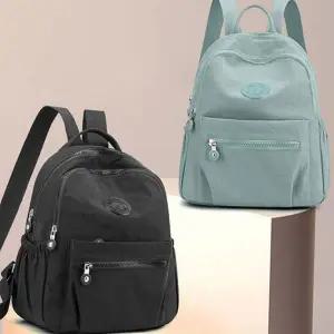 데일리 백팩 나일론 캐주얼 나들이 경량 여성 백팩 여행용 수납력 등산 생활