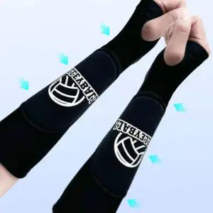 배구 팔 아대 통기성 스포츠 훈련용 배구 팔 보호대 훈련 운동 슬리브 미끄럼 활동 충격 손목 토시 야외