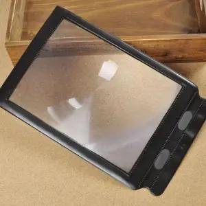 확대경 휴대용 돋보기 노안 독서용 확대경 대형 보조 읽기 도구