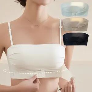 편한브라 투타입 심리스 앞후크 브라