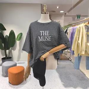 [대구백화점] [에잇컨셉]뮤즈 레터링 단반팔티셔츠(C25D7FTS029)