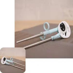 뚜껑 알프스팜스토리 스텐젓가락 유아용 어린이