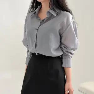 [에이와비] #AWABMADE:_글로우시스루셔츠 -4color/하객룩추천