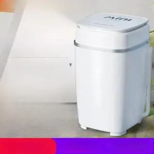초소형 스마트 미니 세탁기 전자동 탈수기 신발 원룸 행주 운동화 걸레 스몰 화이트