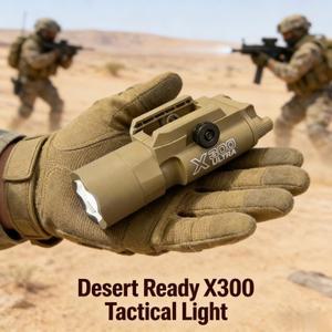 다기능 X300 전술 조명등: 20mm 레일 장착 가능 사냥 CS 워게임 장난감 에어소프트 총 경기용