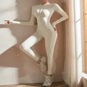 지퍼 요가 점프 슈트 레깅스 필라테스 필라테스복 수트