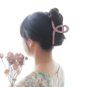 솔리드 무광 꼬임 대형 달마시안 헤어집게핀(6colors) ltZ6+1sYR