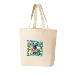 에코백 다양한 사이즈 토끼 친구 FRIEND 파스텔 Ajs9+9PWA