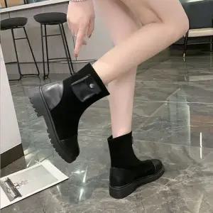 스웨이드 여성 가보시 통굽 앵클부츠 9910 여성부츠 여자미들부츠 워커힐 여성워커