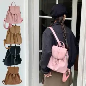 여성 4컬러 큐티 조리 백팩 똑딱이 러블리한 가방 귀여운백팩 여성백팩 예쁜백팩 예쁜가방