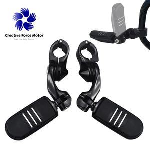 1 1/4 엔진 가드 고속도로 풋 페그 오토바이 발판용 할리 데이비슨 투어링 소프트 FL 스포츠스터 883 로드 킹 팻 밥 114 스트리트 1984 모터사이클 액세서리