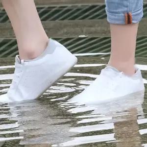 장마철 여행휴대용 PVC 방수 슈즈 신발 레인커버 SC10