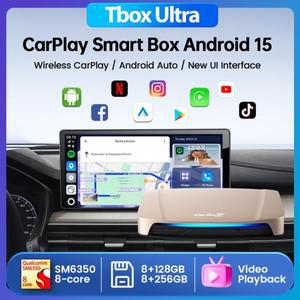 CarlinKit Tbox Ultra 8G 256G 무선 카플레이 안드로이드 오토 안드로이드 13 8G 128G AI 박스 플러스 안드