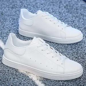 화이트 커플 스니커즈 단화 올백 운동화 남성 여성 Agb5+4hMY