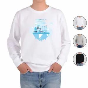 맨투맨 프린팅티셔츠 환경보호 지구의날 J zss6+1kAw