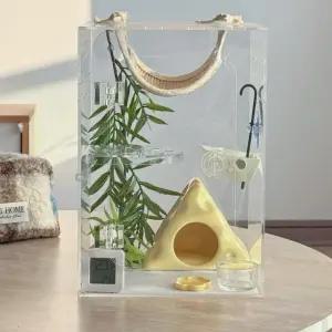 누마 아크릴 도마뱀 사육장 게코 뱀 파충류 키우기세트 올인원 풀패키지 투명 개폐형