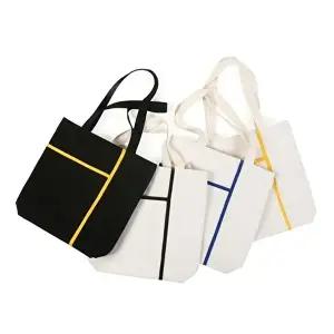 여자숄더백 데일리 컬러 포인트 면 캔버스 에코백 숄더백 가방