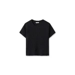 매장정품 TOPTEN 탑텐 여성) 크링클 크루넥 반팔 티_MSF2TS2051 MSF2TS2051 1177581