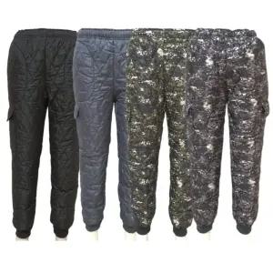 겨울 남자 패딩 기모 카고 조거 팬츠 누빔 바지 방한복 용 깔깔이