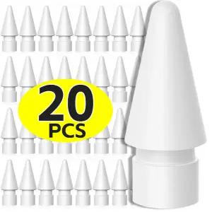 apple 호환 Pencil 1세대 2세대 iPencil용 교체 연필 팁 ipad 호환 Pro Pencil 12 러스 파인 펜촉용 예비