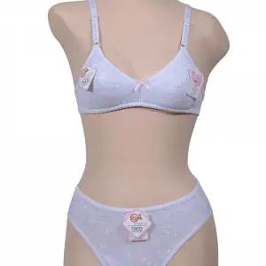 나노실리버 A컵 주니어 2단계 브라팬티세트 브라자