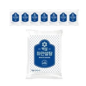 백설 하얀설탕, 1kg, 8개