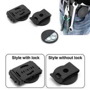 호환  4366mm 강력한 자석 흡착 미끄럼 방지 자석 도구 휴대용 클립 흡착 컵 홀더 조절 벨트 버클