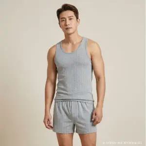 [롯데백화점]비비안 부드러운모달 스트라이프 남성 런닝 트렁크팬티 RU1724 PT1724P