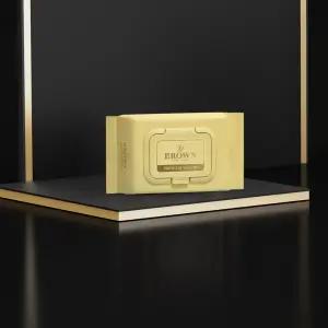 브라운 물티슈 프리미엄 옐로우 아기물티슈 휴대용 캡형 20매, 20개 194347