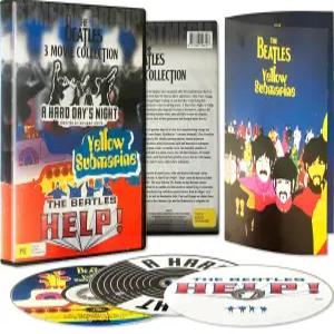 비틀즈 - 3 무비 컬렉션 노란 잠수함 / HELP! 힘든 하루의 밤 DVD 세트