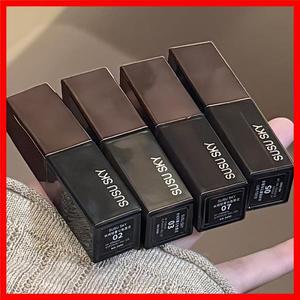 레드 브라운 립글로스 방수 벨벳 매트 블랙 리퀴드 립스틱 고발색 립 메이크업 7컬러 스모키 그레이 퍼플