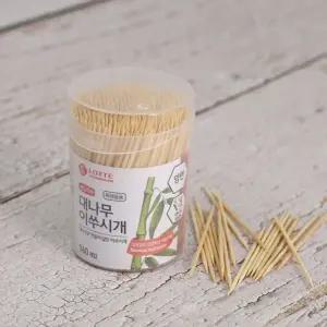 (560개입) (이라이프) 대나무 이쑤시개 양면/휴대용/위생/가정용/업소용/일회용/치간칫솔/식당/카페
