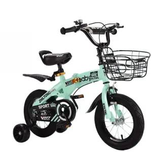 접이식 어린이 자전거 바구니 경량 보조 연습 초등학생 바퀴 저학년 네발