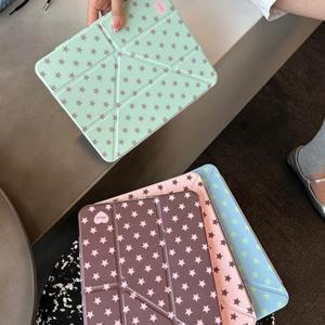 호환 아이패드 에어 11 케이스  10세대 A16 9세대 커버  프로11 4 5 10.9인치 12.9 M2 M3 M4 펜슬 홀더  별