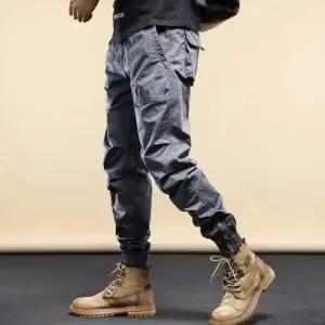 캐주얼 밀리터리 남성 슬림핏 트랜디 조거팬츠 바지 tdV1+8NXT