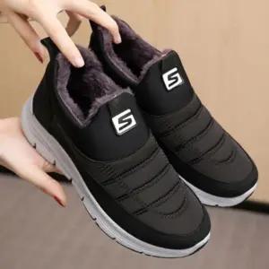 방한운동화 털안감 캐주얼 보온신발 방한용 경량신발 mmu9+7BBw