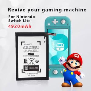 HDH-003 4920mAh 3.8V 18.7Wh 교체 배터리 스위치 라이트 게임 콘솔 용 충전식 리튬 이온 폴리머 무료 도구