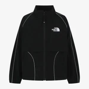 [매장판] 노스페이스 키즈 바람막이 자켓 브리오 데일리 등교룩 일상복 블랙 NJ3BS10S