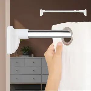 무타공 길이조절 거치대 홀더 받침대 걸이 욕실 대형