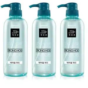 미쟝센 스타일 스트롱 헤어젤 (하드)500ml 3개